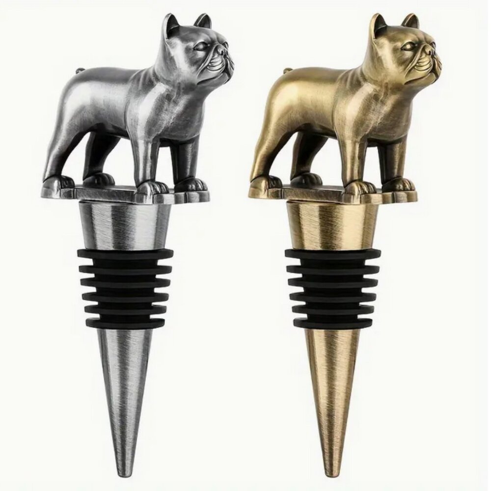 French Bulldog Bottle Stopper NWT